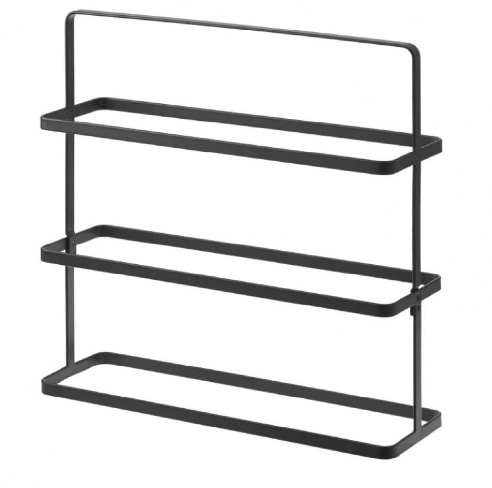 Shoe Shelf in Metal, TOWER WIDE SHOE RACK, Yamazaki, Black in the group Storage / Hallway storage / Shoe racks at SmartaSaker.se (42553)