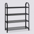 Shoe Rack for 8 pairs of shoes, SHOZY, 49,5 x 18,5 x H 64, Black Shoe Rack for 8 pairs of shoes, SHOZY, 49,5 x 18,5 x H 64, Black