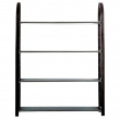 Shoe Rack for 8 pairs of shoes, SHOZY, 49,5 x 18,5 x H 64, Black Shoe Rack for 8 pairs of shoes, SHOZY, 49,5 x 18,5 x H 64, Black