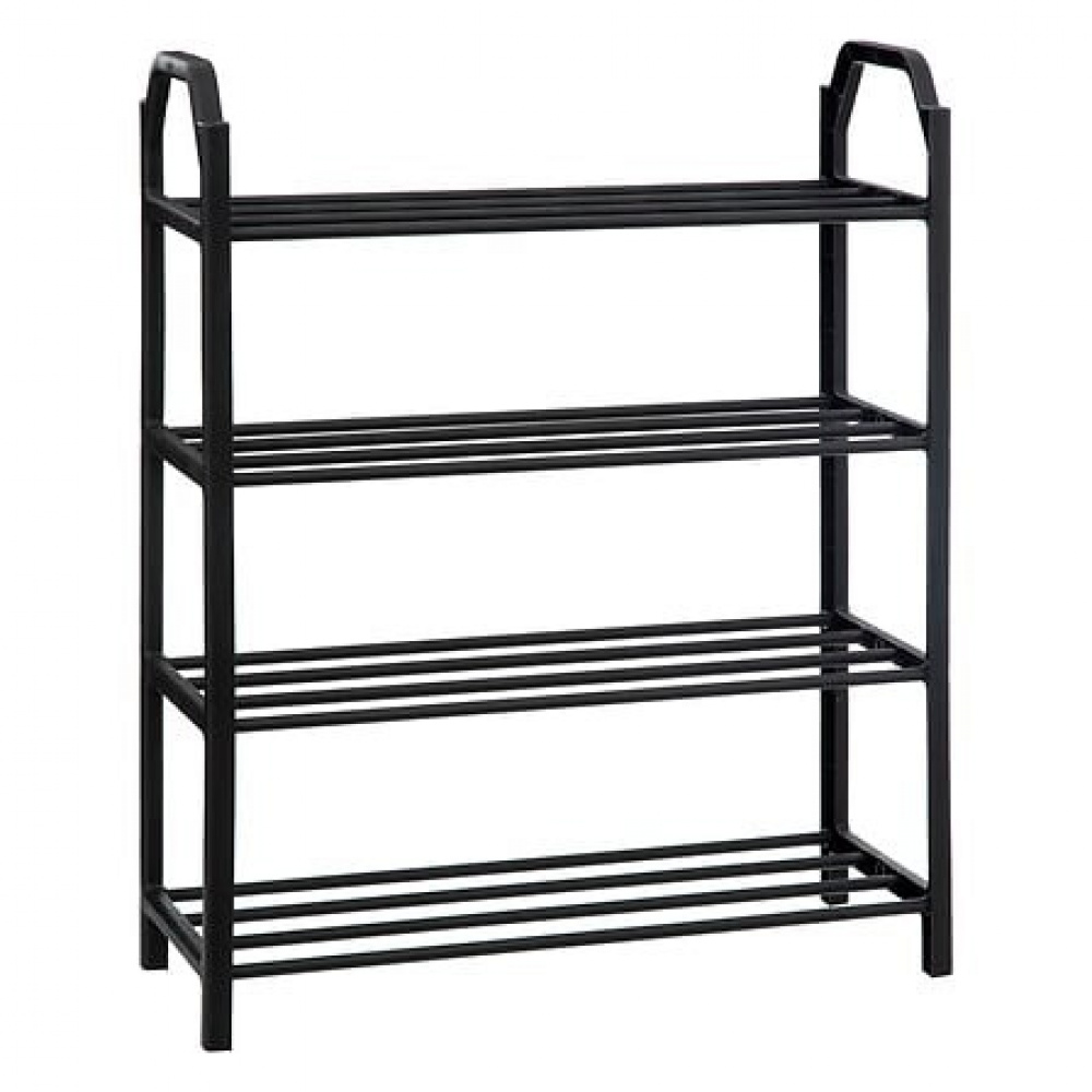 Shoe Rack for 8 pairs of shoes, SHOZY, 49,5 x 18,5 x H 64, Black in the group Storage / Hallway storage / Shoe racks at SmartaSaker.se (42554)
