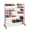 Expandable Shoe Rack with castors, GIANT, 67~116 x 43 x H 125,5 cm, Bronze Expandable Shoe Rack with castors, GIANT, 67~116 x 43 x H 125,5 cm, Bronze