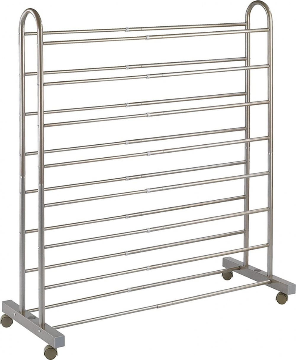 Expandable Shoe Rack with castors, GIANT, 67~116 x 43 x H 125,5 cm, Bronze in the group Storage / Hallway storage / Shoe racks at SmartaSaker.se (42561)