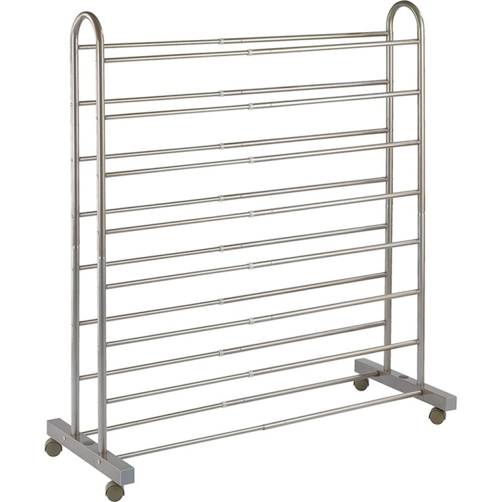 Expandable Shoe Rack with castors, GIANT, 67~116 x 43 x H 125,5 cm, Bronze in the group Storage / Hallway storage / Shoe racks at SmartaSaker.se (42561)