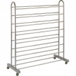 Expandable Shoe Rack with castors, GIANT, 67~116 x 43 x H 125,5 cm, Bronze Expandable Shoe Rack with castors, GIANT, 67~116 x 43 x H 125,5 cm, Bronze