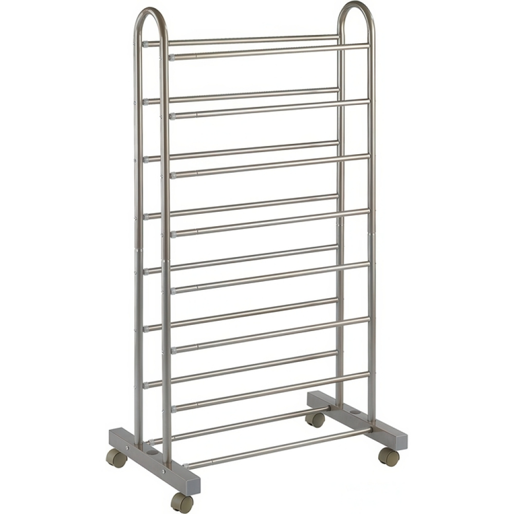 Expandable Shoe Rack with castors, GIANT, 67~116 x 43 x H 125,5 cm, Bronze in the group Storage / Hallway storage / Shoe racks at SmartaSaker.se (42561)