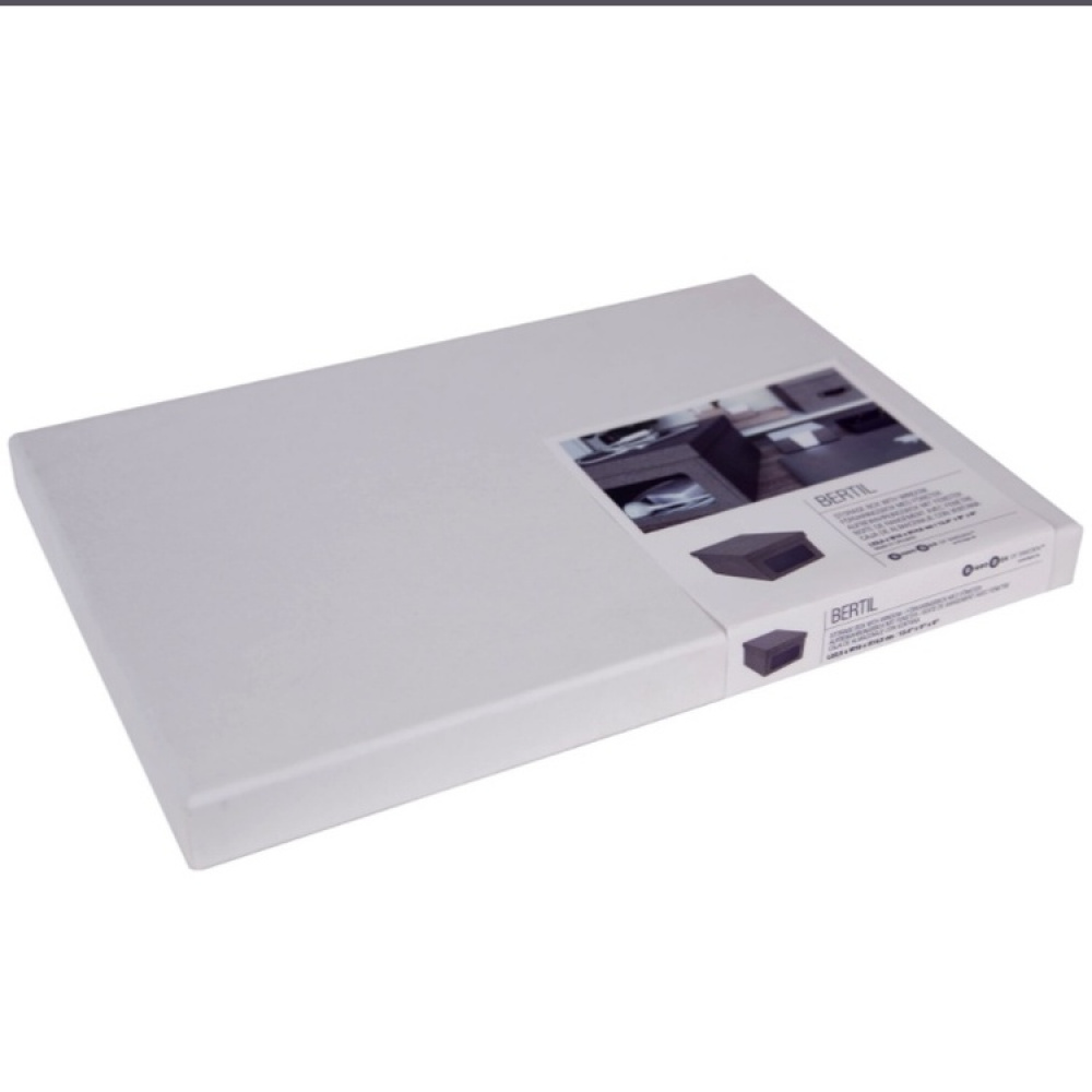 Shoe Box with window, BIGSO BERTIL CANVAS, 34 x 23 x H 15 cm in the group Storage / Storage boxes / BigSo storage boxes at SmartaSaker.se (42564)