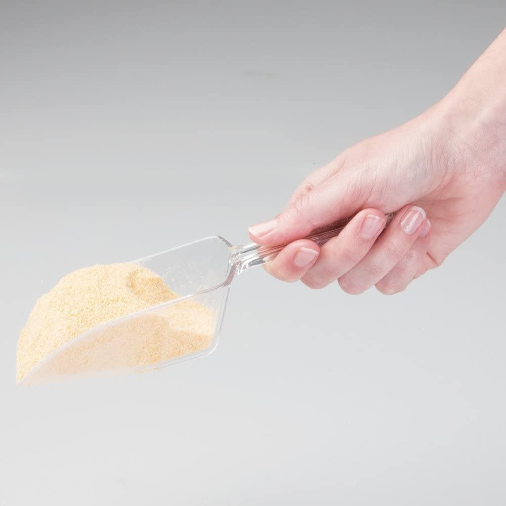 Scoops, set of 4, LARGE BASIC SCOOPS, Clear in the group Storage / Kitchen storage at SmartaSaker.se (42573)