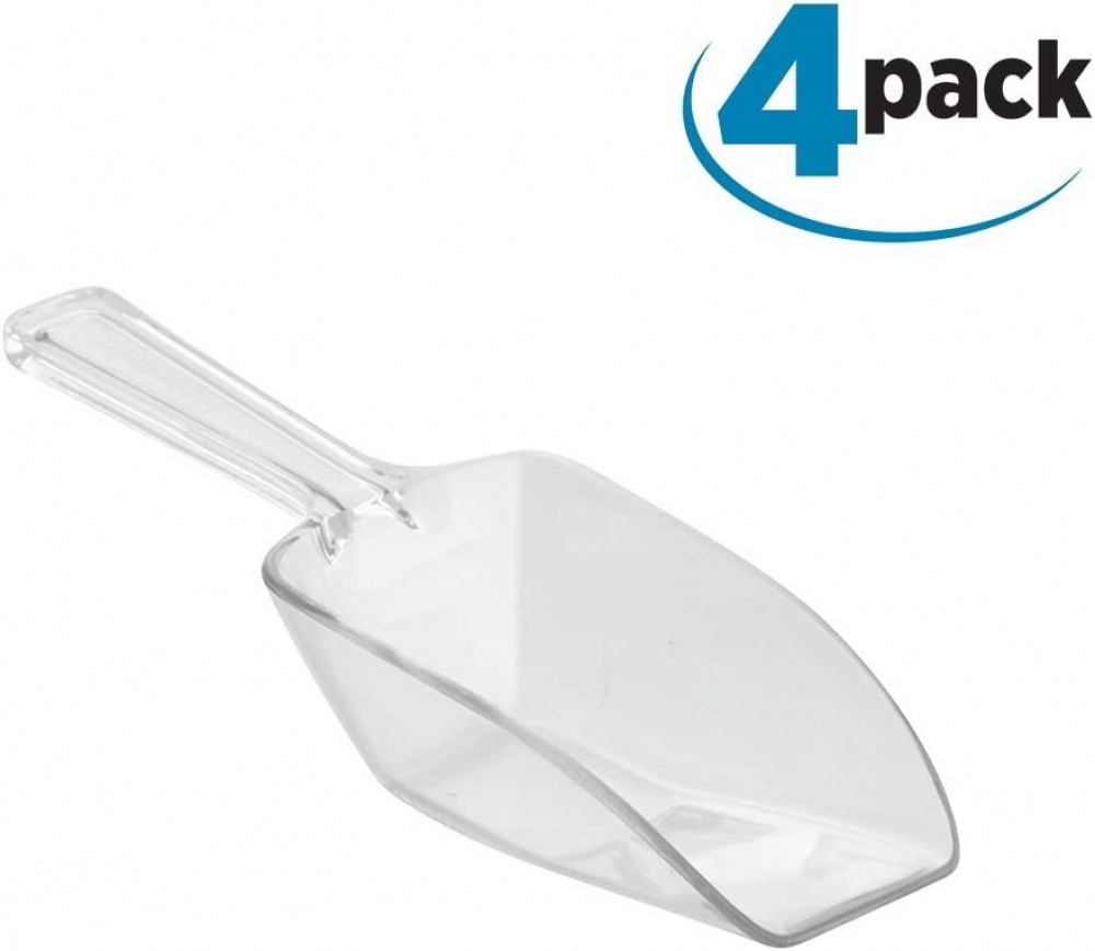 Scoops, set of 4, LARGE BASIC SCOOPS, Clear in the group Storage / Kitchen storage at SmartaSaker.se (42573)