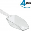 Scoops, set of 4, LARGE BASIC SCOOPS, Clear Scoops, set of 4, LARGE BASIC SCOOPS, Clear