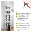 Rotating Shoe Rack, TELESCOPIC BOOT TREE, Ø 30 x H 100 -300 cm