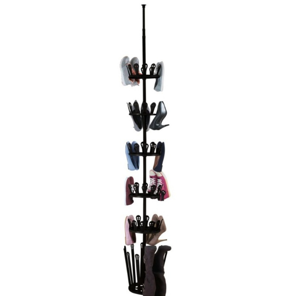 Rotating Shoe Rack, TELESCOPIC BOOT TREE, Ø 30 x H 100 -300 cm in the group Storage / Hallway storage / Shoe racks at SmartaSaker.se (42581)