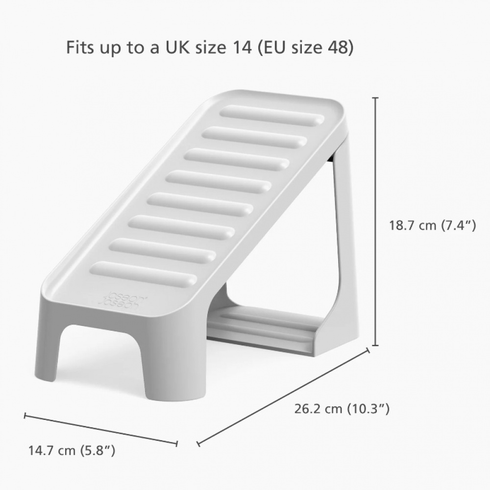 Shoe Organizer, 2 Pack, SHOE-IN COMPACT, Joseph Joseph, Ecru in the group Storage / Wardrobe storage at SmartaSaker.se (42582)