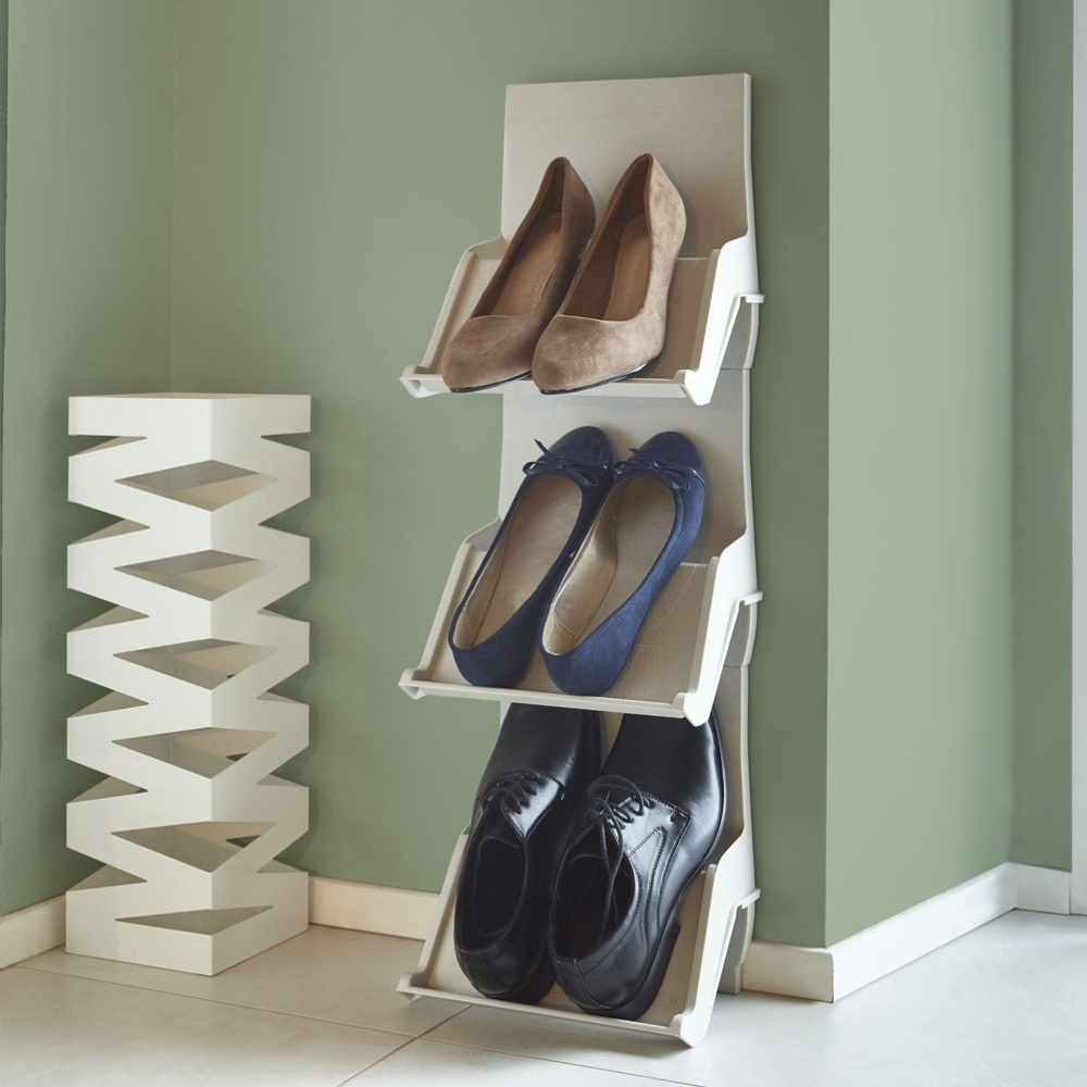 Shoe Organizer, SLID ORGANIZZA SCARPE, 25 x 17,5 x H 27 cm, Sand in the group Storage / Wardrobe storage / Shoe storage at SmartaSaker.se (42588)