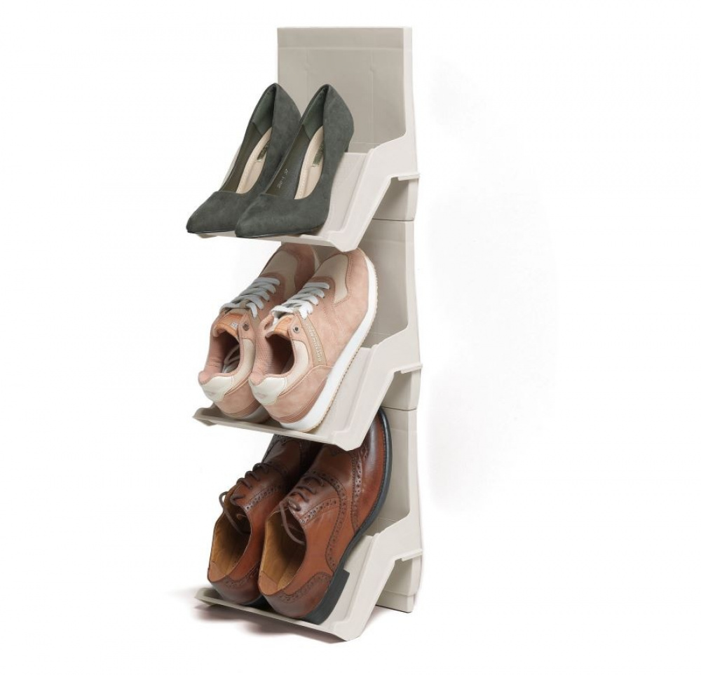 Shoe Organizer, SLID ORGANIZZA SCARPE, 25 x 17,5 x H 27 cm, Sand in the group Storage / Wardrobe storage / Shoe storage at SmartaSaker.se (42588)