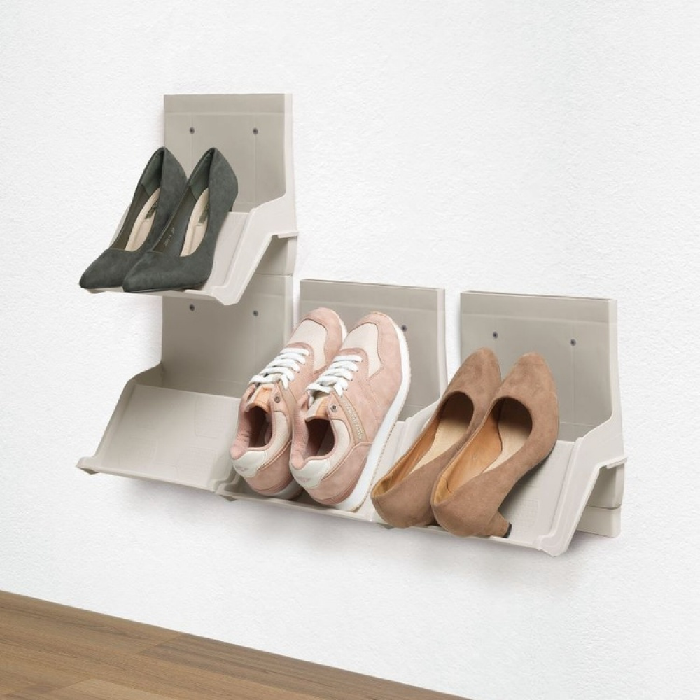 Shoe Organizer, SLID ORGANIZZA SCARPE, 25 x 17,5 x H 27 cm, Sand in the group Storage / Wardrobe storage / Shoe storage at SmartaSaker.se (42588)
