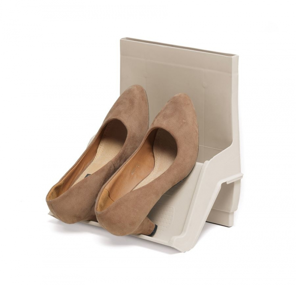 Shoe Organizer, SLID ORGANIZZA SCARPE, 25 x 17,5 x H 27 cm, Sand in the group Storage / Wardrobe storage / Shoe storage at SmartaSaker.se (42588)