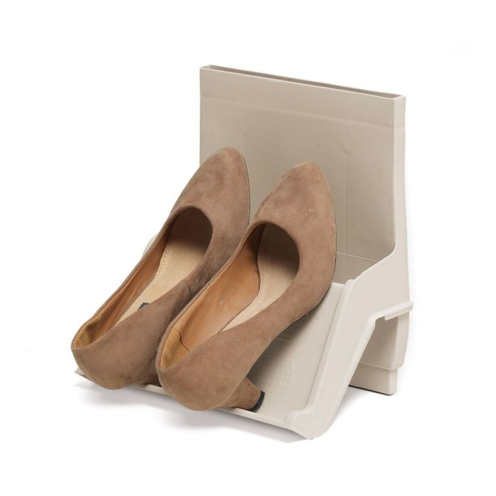 Shoe Organizer, SLID ORGANIZZA SCARPE, 25 x 17,5 x H 27 cm, Sand in the group Storage / Wardrobe storage / Shoe storage at SmartaSaker.se (42588)