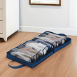 Shoe bag for 6 pair of shoes, BUSINES BLUE, 36,5 x 36,5 x 15,5 cm, Blue Shoe bag for 6 pair of shoes, BUSINES BLUE, 36,5 x 36,5 x 15,5 cm, Blue