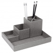 Desktop organizer, BIGSO LENA CANVAS, Grey
