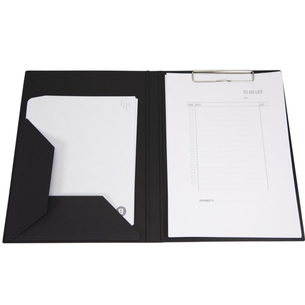 Clipboard / Folder, A4, BIGSO AMELIE CANVAS, Grey in the group Storage / Office supplies at SmartaSaker.se (42600)