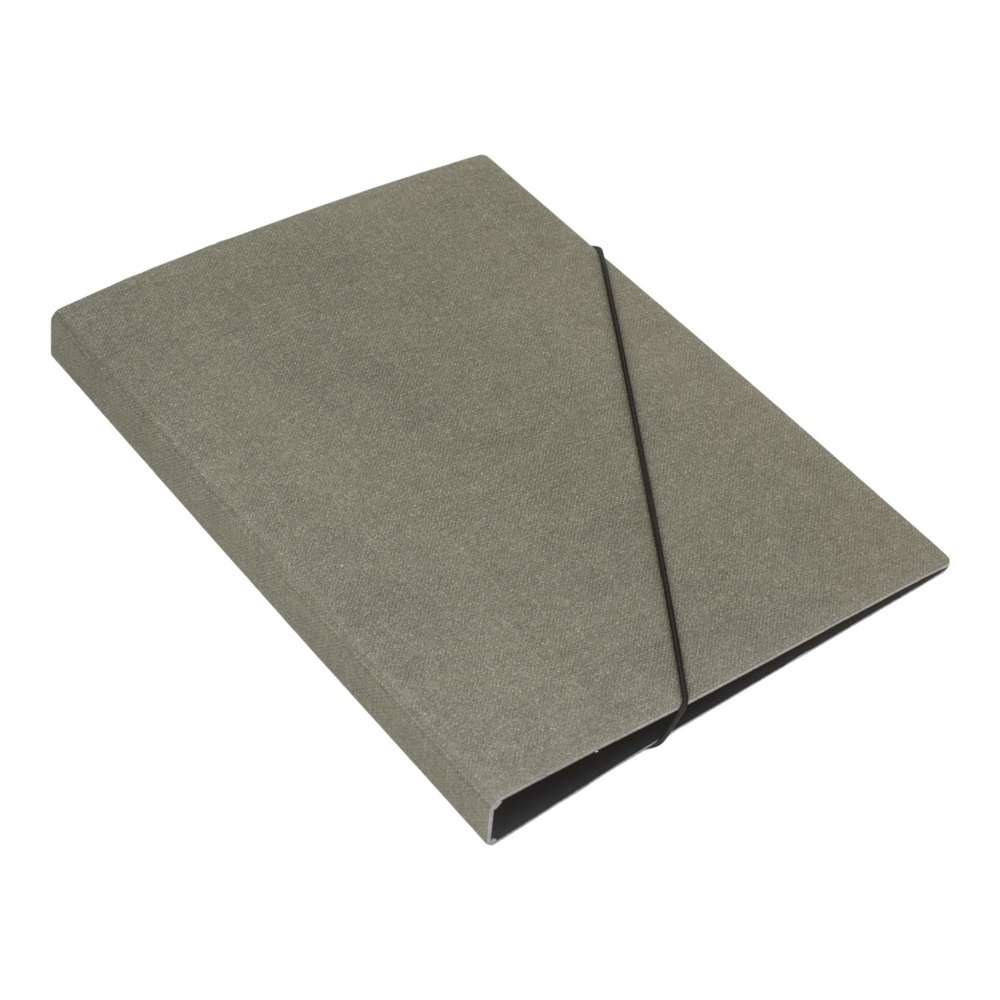 Clipboard / Folder, A4, BIGSO AMELIE CANVAS, Grey in the group Storage / Office supplies at SmartaSaker.se (42600)