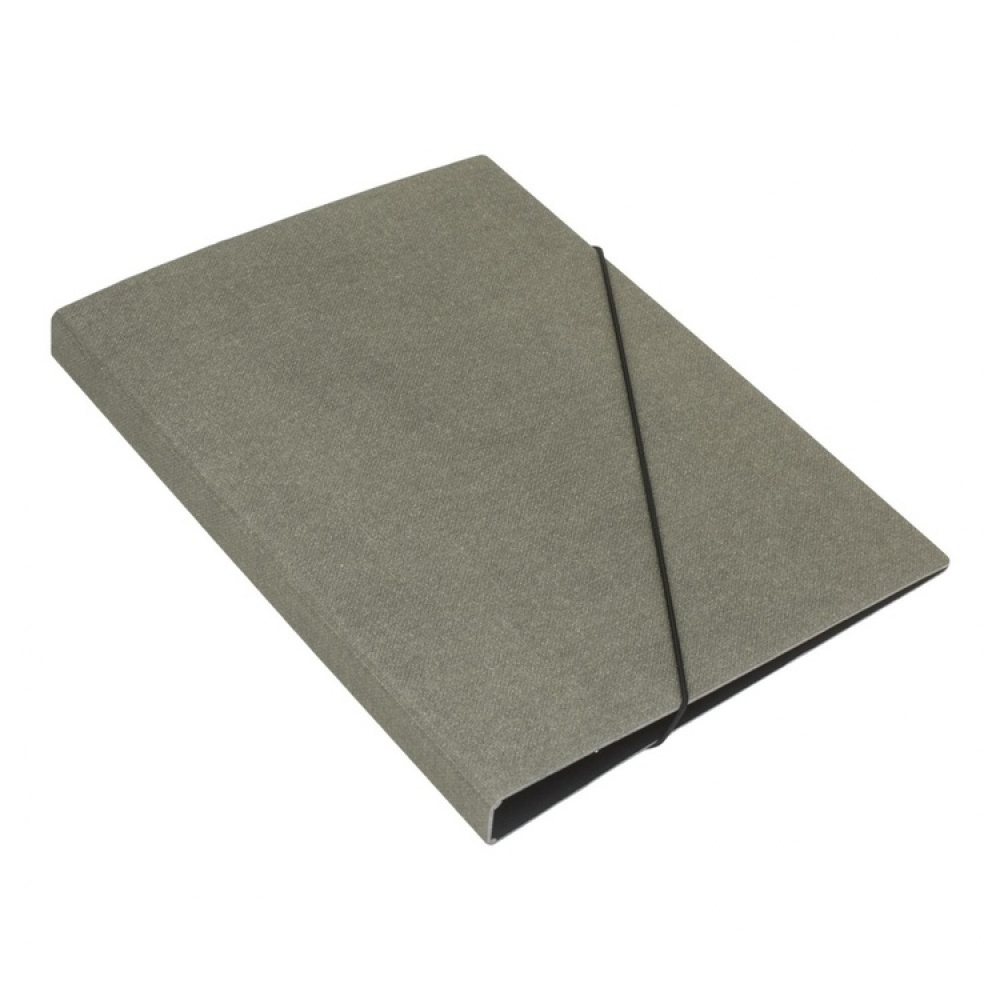 Clipboard / Folder, A4, BIGSO AMELIE CANVAS, Grey in the group Storage / Office supplies at SmartaSaker.se (42600)