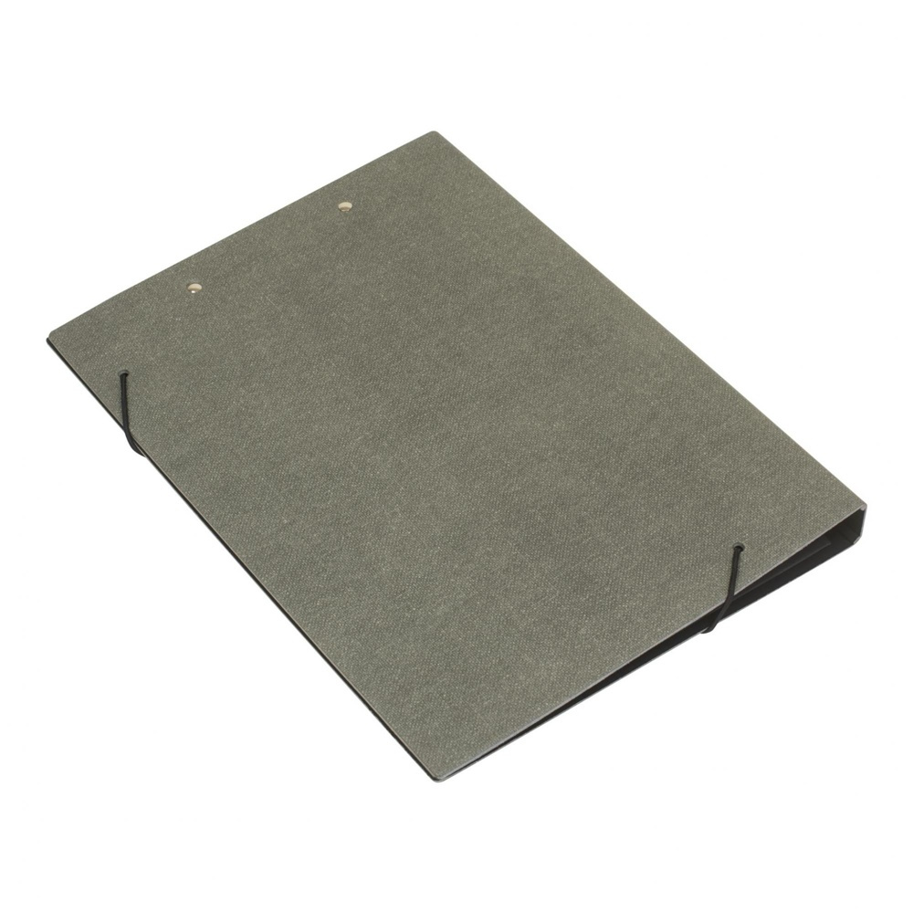 Clipboard / Folder, A4, BIGSO AMELIE CANVAS, Grey in the group Storage / Office supplies at SmartaSaker.se (42600)