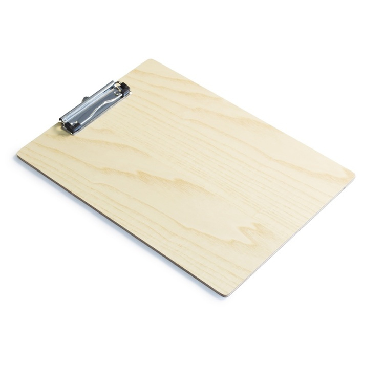 Clip-Board in wood, A4, DESKSTORE, Nature in the group Storage / Office supplies at SmartaSaker.se (42602)