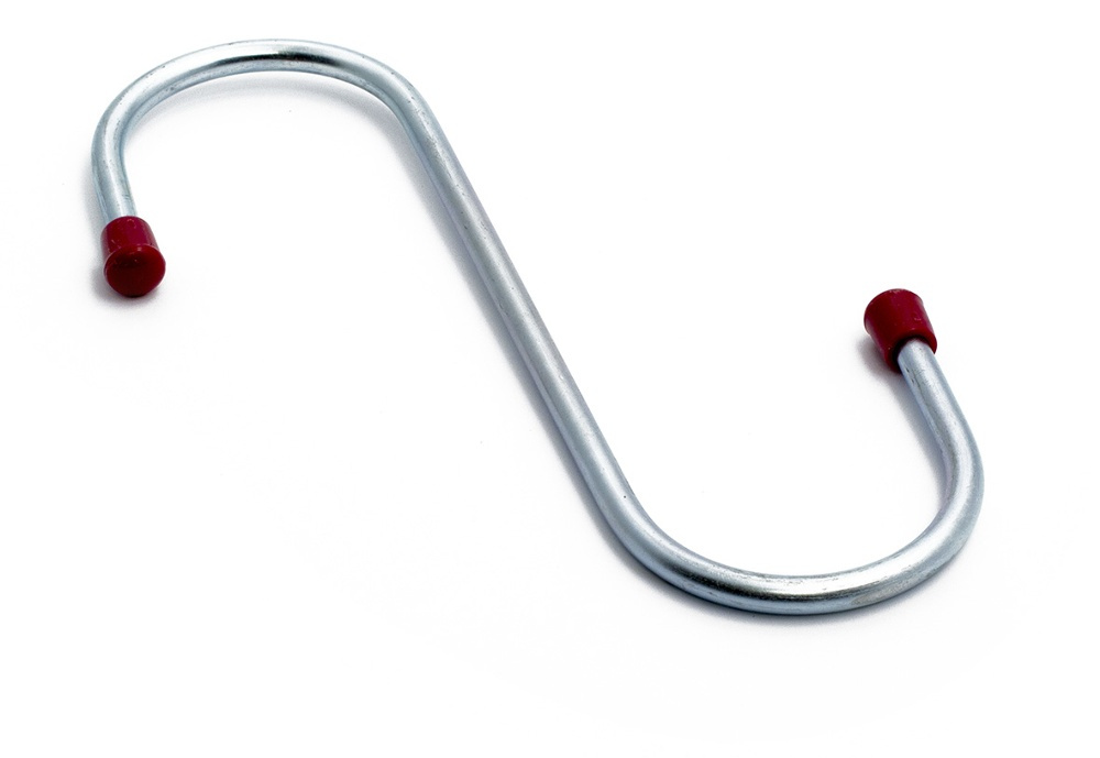 S hook, JUMBO S-HAKE, Habo, 16 cm, Silver / Red in the group Storage / Storage room and garage / Utensil holders at SmartaSaker.se (42604)