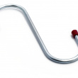 S hook, JUMBO S-HAKE, Habo, 16 cm, Silver / Red S hook, JUMBO S-HAKE, Habo, 16 cm, Silver / Red