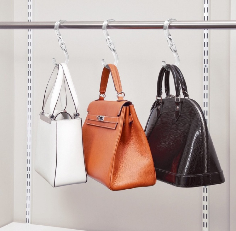 S-Hook, THE HOME EDIT SWIVEL HOOK, H 19 cm. Clear in the group Storage / Wardrobe storage / Bag storage at SmartaSaker.se (42605)