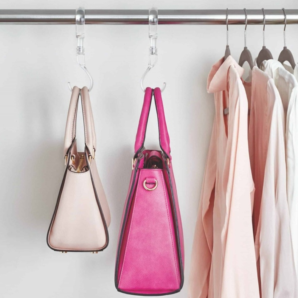 S-Hook, THE HOME EDIT SWIVEL HOOK, H 19 cm. Clear in the group Storage / Wardrobe storage / Bag storage at SmartaSaker.se (42605)