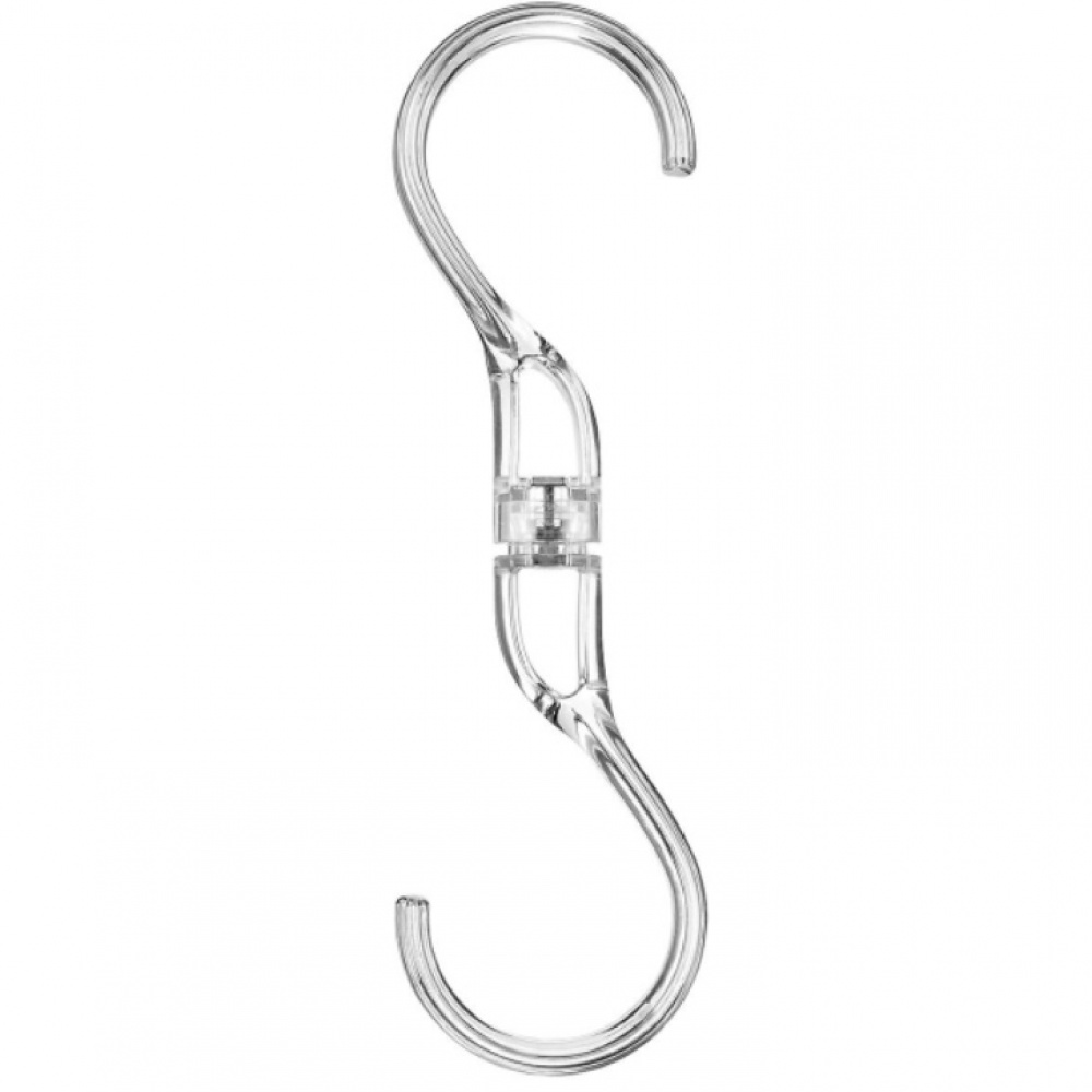S-Hook, THE HOME EDIT SWIVEL HOOK, H 19 cm. Clear in the group Storage / Wardrobe storage / Bag storage at SmartaSaker.se (42605)