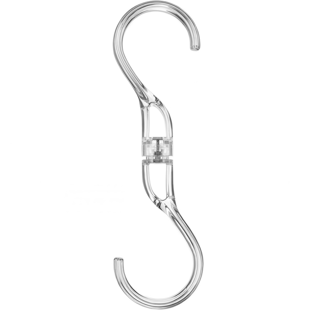 S-Hook, THE HOME EDIT SWIVEL HOOK, H 19 cm. Clear in the group Storage / Wardrobe storage / Bag storage at SmartaSaker.se (42605)