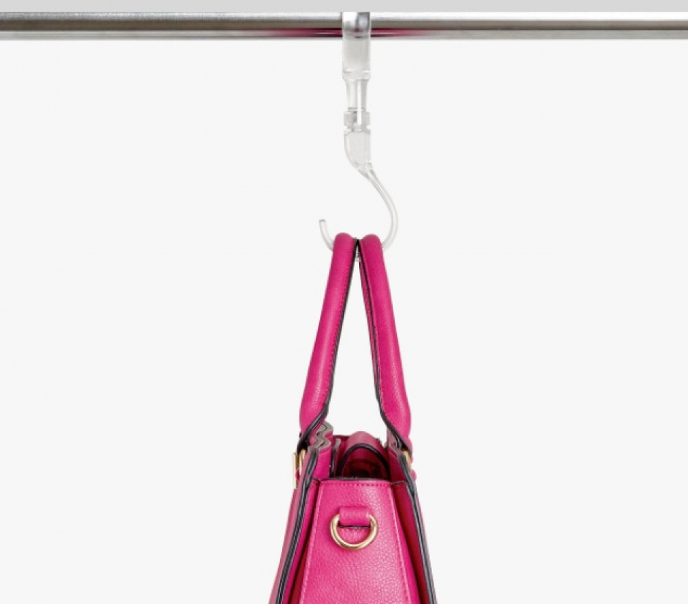 S-Hook, THE HOME EDIT SWIVEL HOOK, H 19 cm. Clear in the group Storage / Wardrobe storage / Bag storage at SmartaSaker.se (42605)