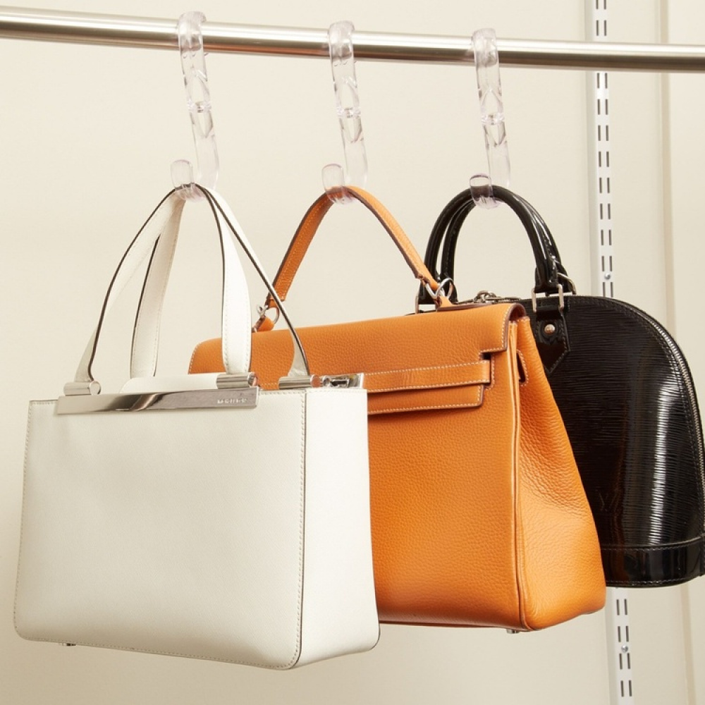 S-Hook, THE HOME EDIT SWIVEL HOOK, H 19 cm. Clear in the group Storage / Wardrobe storage / Bag storage at SmartaSaker.se (42605)