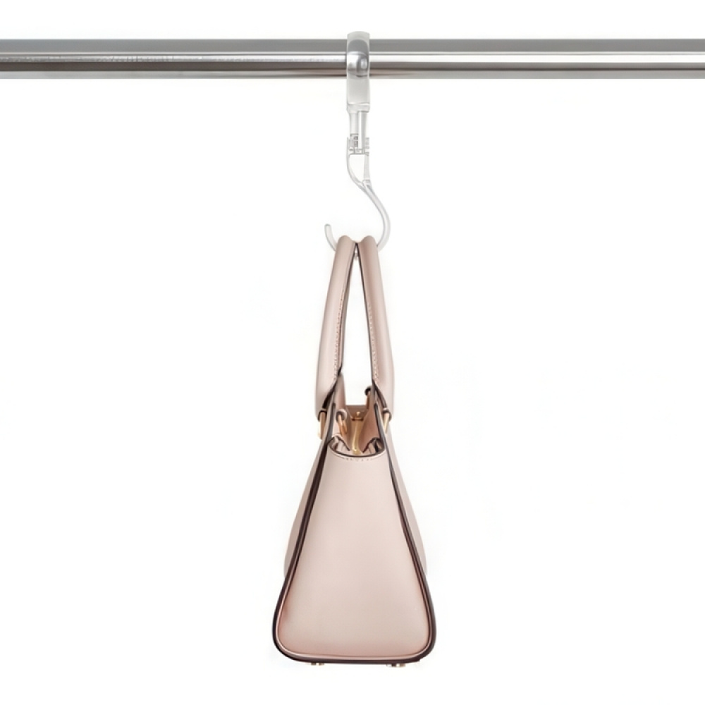 S-Hook, THE HOME EDIT SWIVEL HOOK, H 19 cm. Clear in the group Storage / Wardrobe storage / Bag storage at SmartaSaker.se (42605)