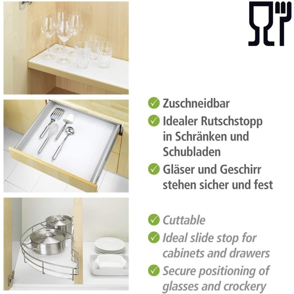Shelf & Drawer Liner, ANTI-SLIP NUBS, 150 x 50 cm in the group Storage / Kitchen storage / Kitchen cabinet organizers at SmartaSaker.se (42610)