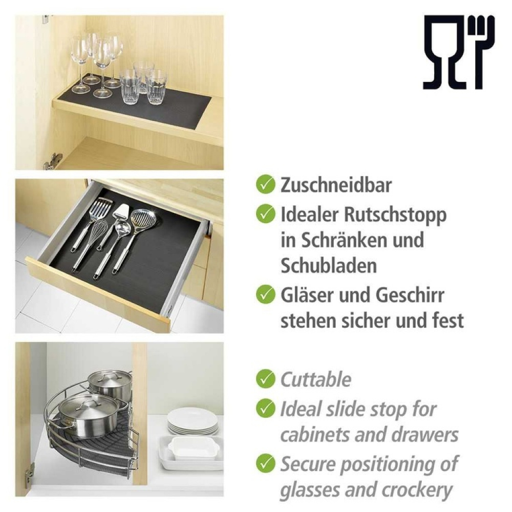 Shelf & Drawer Liner, ANTI-SLIP RIBBED, 150 x 50 cm in the group Storage / Kitchen storage / Kitchen cabinet organizers at SmartaSaker.se (42611)