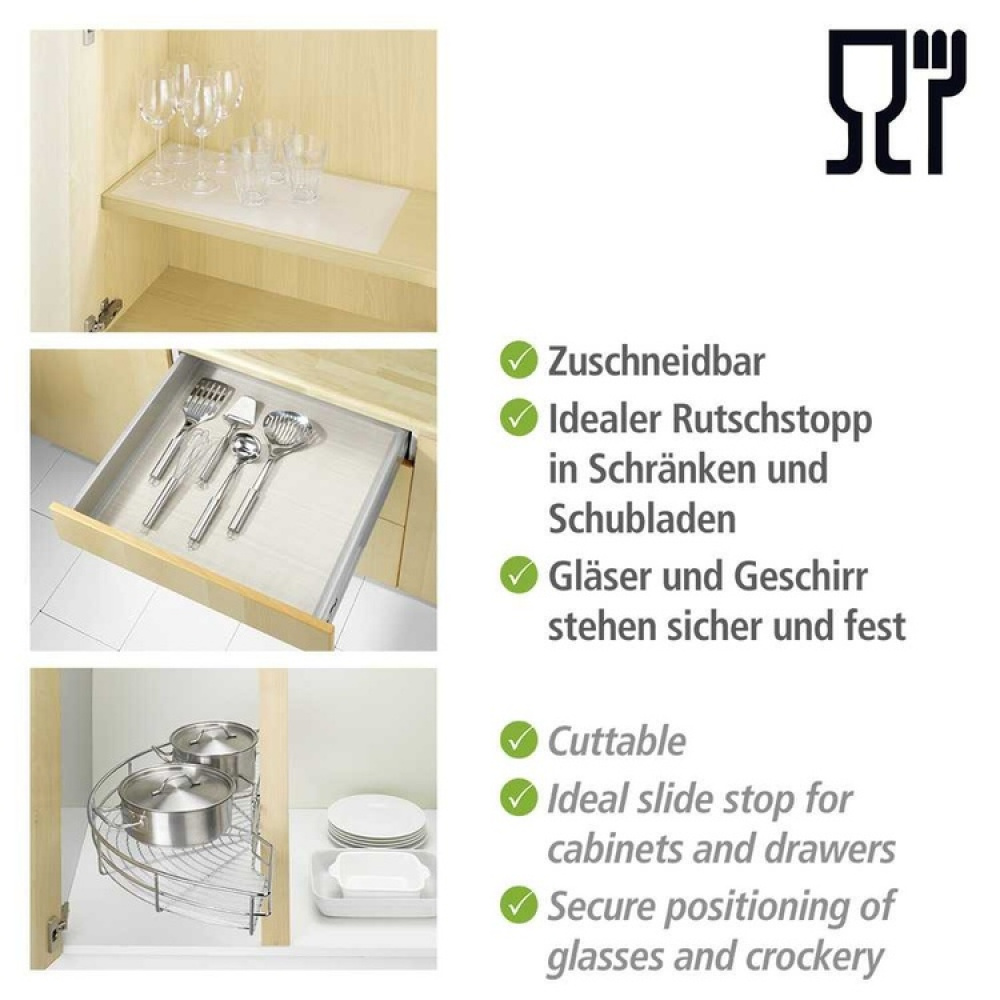 Shelf & Drawer Liner, ANTI-SLIP RIBBED, 150 x 50 cm in the group Storage / Kitchen storage / Kitchen cabinet organizers at SmartaSaker.se (42611)