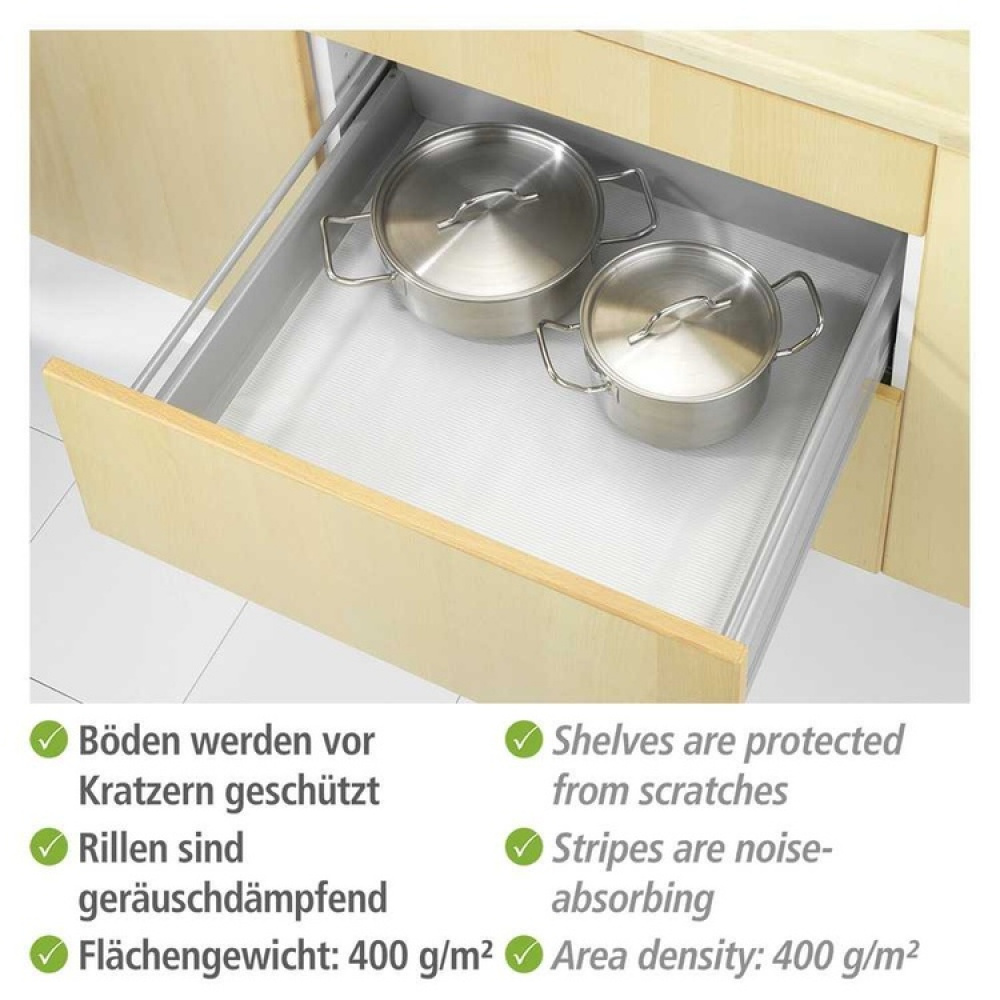 Shelf & Drawer Liner, ANTI-SLIP RIBBED, 150 x 50 cm in the group Storage / Kitchen storage / Kitchen cabinet organizers at SmartaSaker.se (42611)