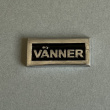 Sign with frame, VÄNNER, Exmez, 4 x H 1,7 cm, Black / Silver Sign with frame, VÄNNER, Exmez, 4 x H 1,7 cm, Black / Silver