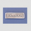 Sign with frame, VÄNNER, 5 x H 1,8 cm, Exmez, Sand-cast aluminum Sign with frame, VÄNNER, 5 x H 1,8 cm, Exmez, Sand-cast aluminum