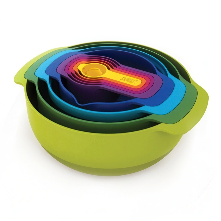 Bowls Set, 9 parts, NEST BOWL SET, Joseph Joseph in the group Storage / Kitchen storage at SmartaSaker.se (42641)