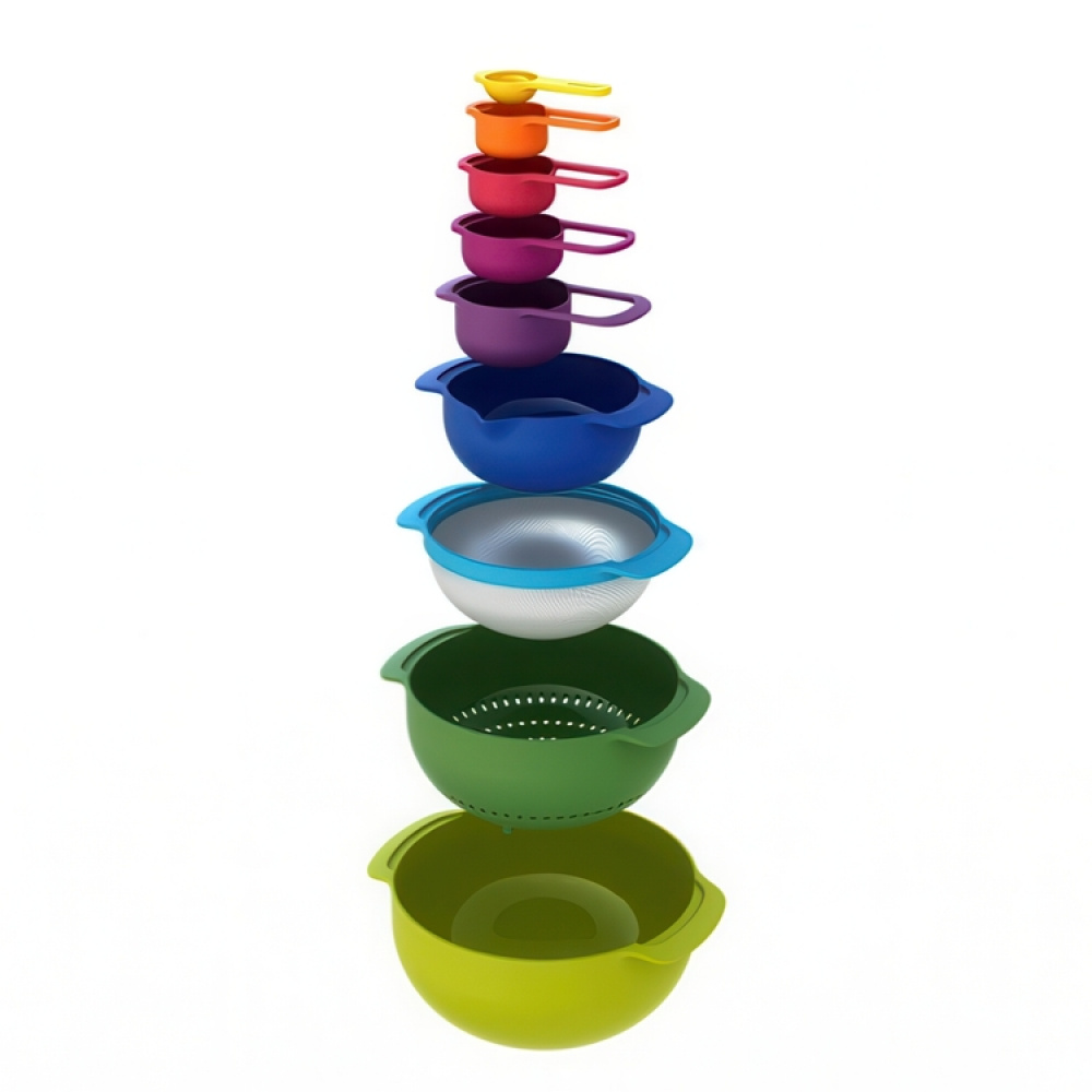 Bowls Set, 9 parts, NEST BOWL SET, Joseph Joseph in the group Storage / Kitchen storage at SmartaSaker.se (42641)