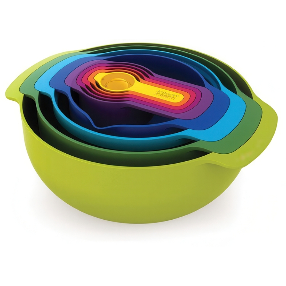Bowls Set, 9 parts, NEST BOWL SET, Joseph Joseph in the group Storage / Kitchen storage at SmartaSaker.se (42641)