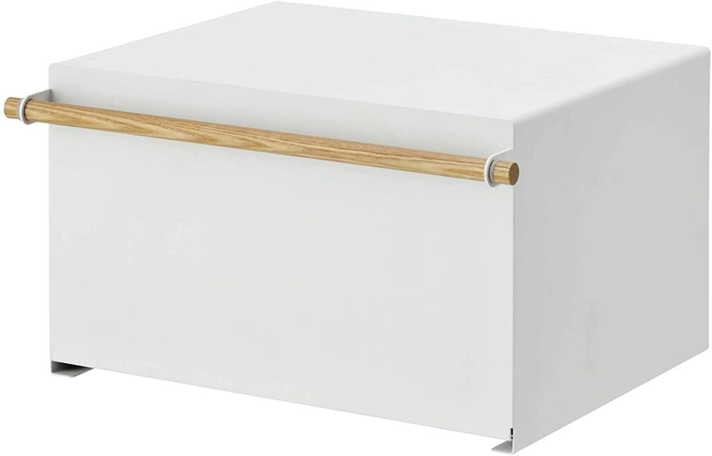 Steel cabinet, TOSCA BREAD CASE, 43 x 36,5 x H 24 cm, Yamazaki, White in the group Storage / Kitchen storage at SmartaSaker.se (42642)