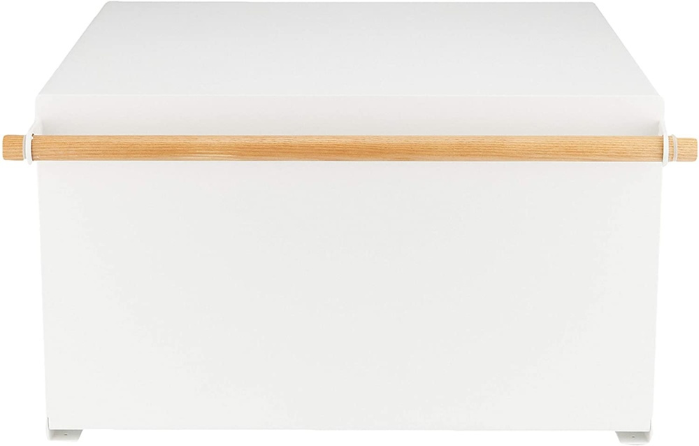 Steel cabinet, TOSCA BREAD CASE, 43 x 36,5 x H 24 cm, Yamazaki, White in the group Storage / Kitchen storage at SmartaSaker.se (42642)