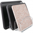 Cutting Boards and Baking Sheets Organizer, 3 Slots, CLASSICO, Chrome