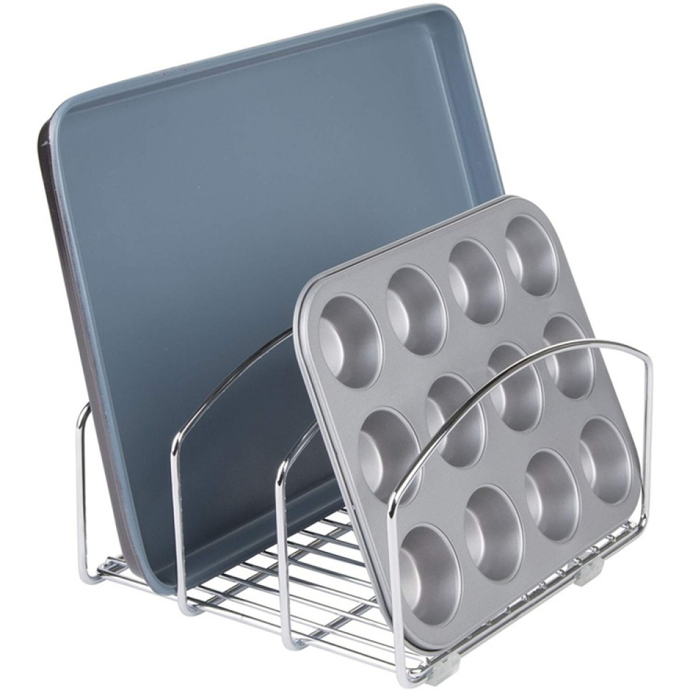 Cutting Boards and Baking Sheets Organizer, 3 Slots, CLASSICO, Chrome in the group Storage / Kitchen storage / Kitchen cabinet organizers at SmartaSaker.se (42643)